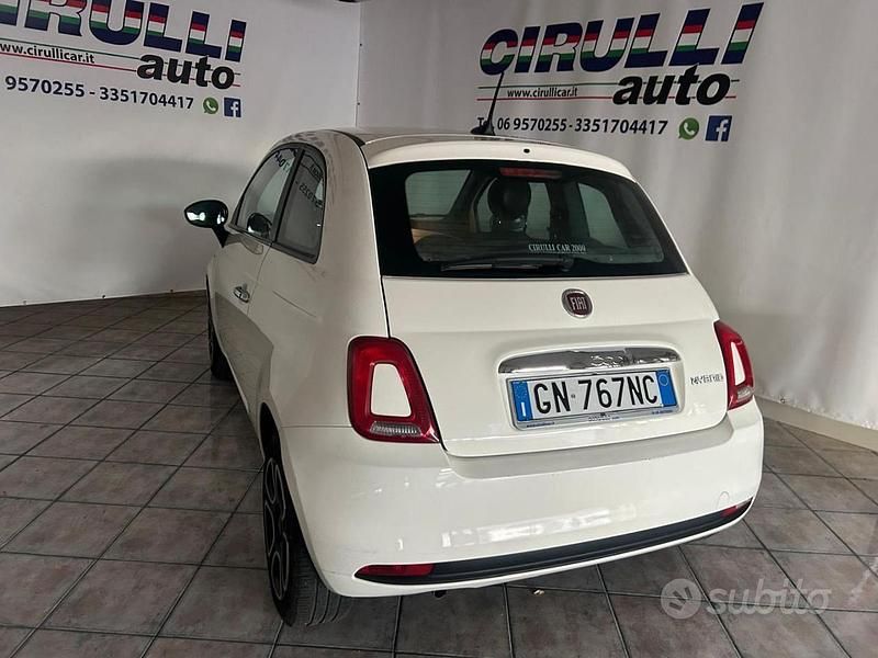 Usata Fiat 500 Club 70 CV (51 kW) 2022 Bianco pastello Utilitaria