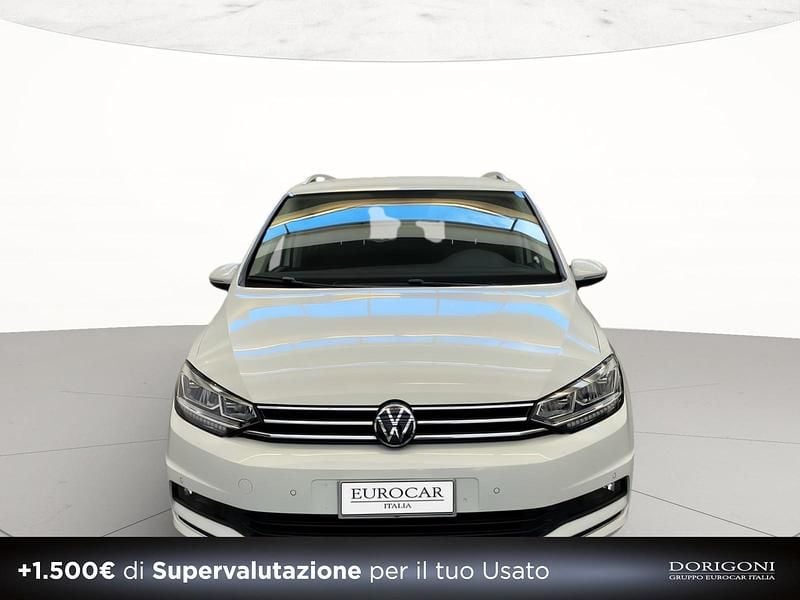 Usata VW Touran Executive 150 CV (110 kW) 2021 Pure white Monovolume