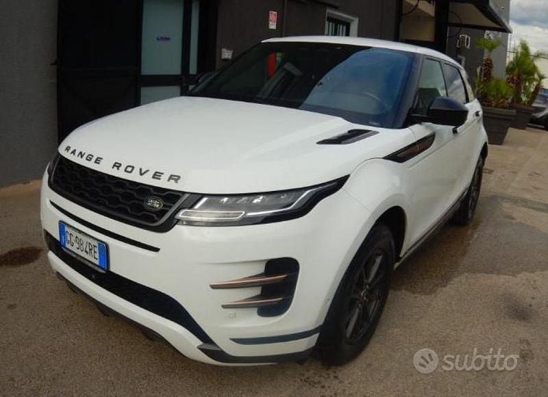 Usata Land Rover Range Rover evoque R-Dynamic 163 CV (119 kW) 2021 Bianco SUV