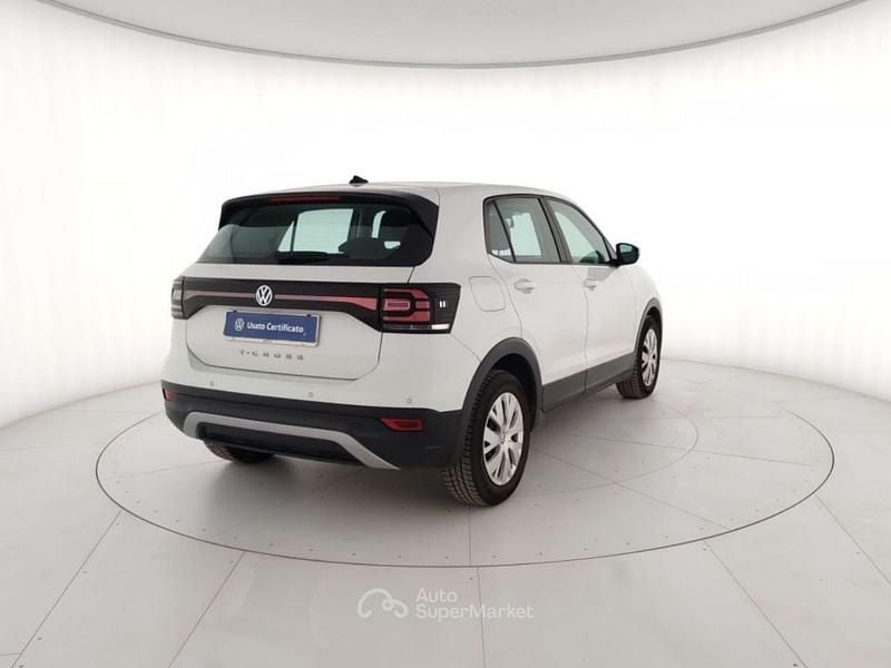 Usata VW T-Cross 95 CV (69 kW) 2019 Bianco pastello SUV