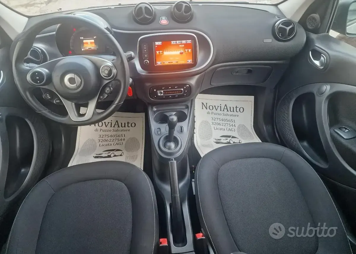 Usata Smart ForFour Passion 90 CV (66 kW) 2017 Grigio Utilitaria