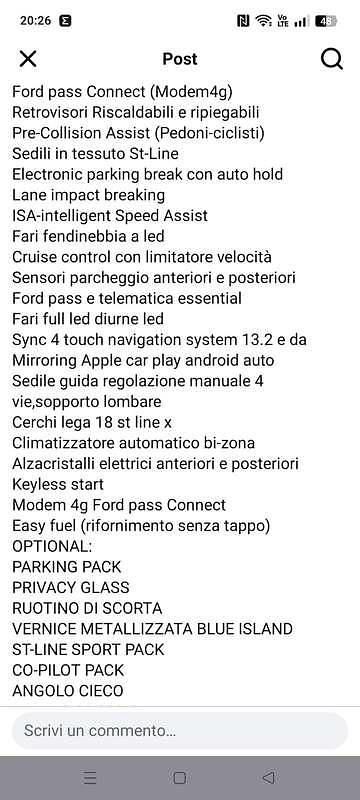 Usata Ford Focus ST-Line X 125 CV (91 kW) 2023 Berlina