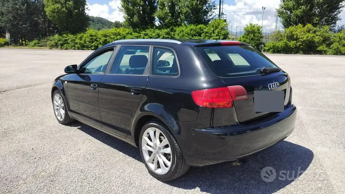 Usata Audi A3 140 CV (102 kW) 2006 Nero Utilitaria