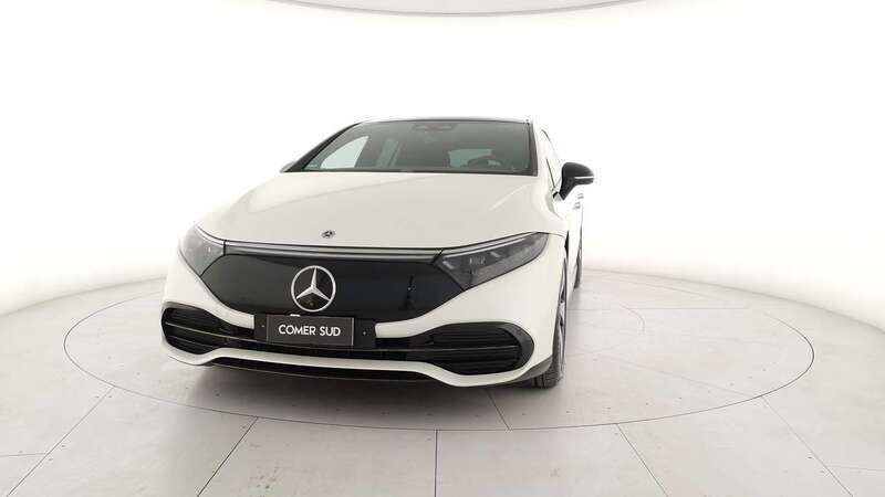 Bianco diamante designo Usata 2022 Mercedes EQS350 Luxury Tre volumi | 59.900 € - Immagine 1/4