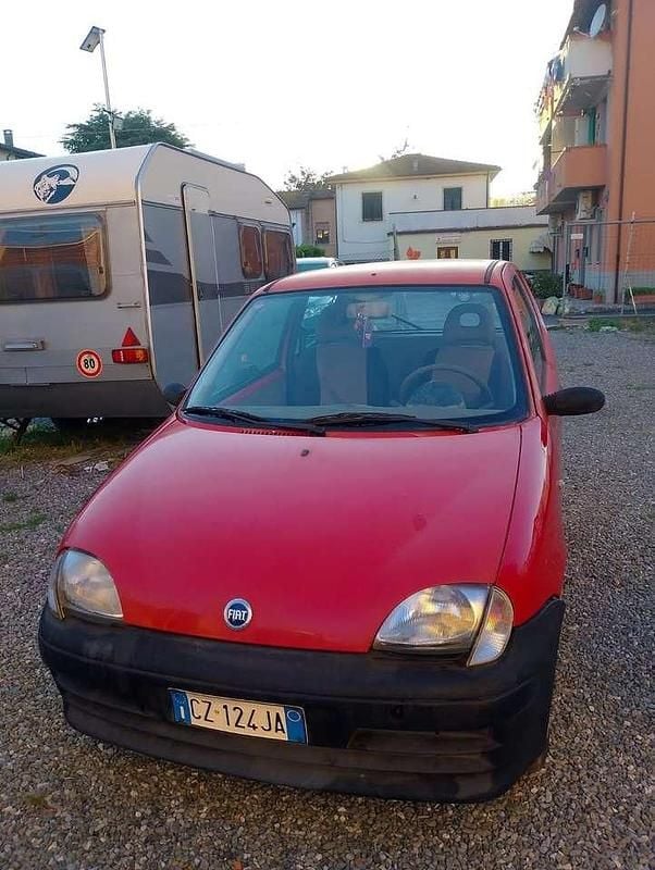 Usata Fiat Seicento Active 54 CV (39 kW) 2006 Rosso Utilitaria