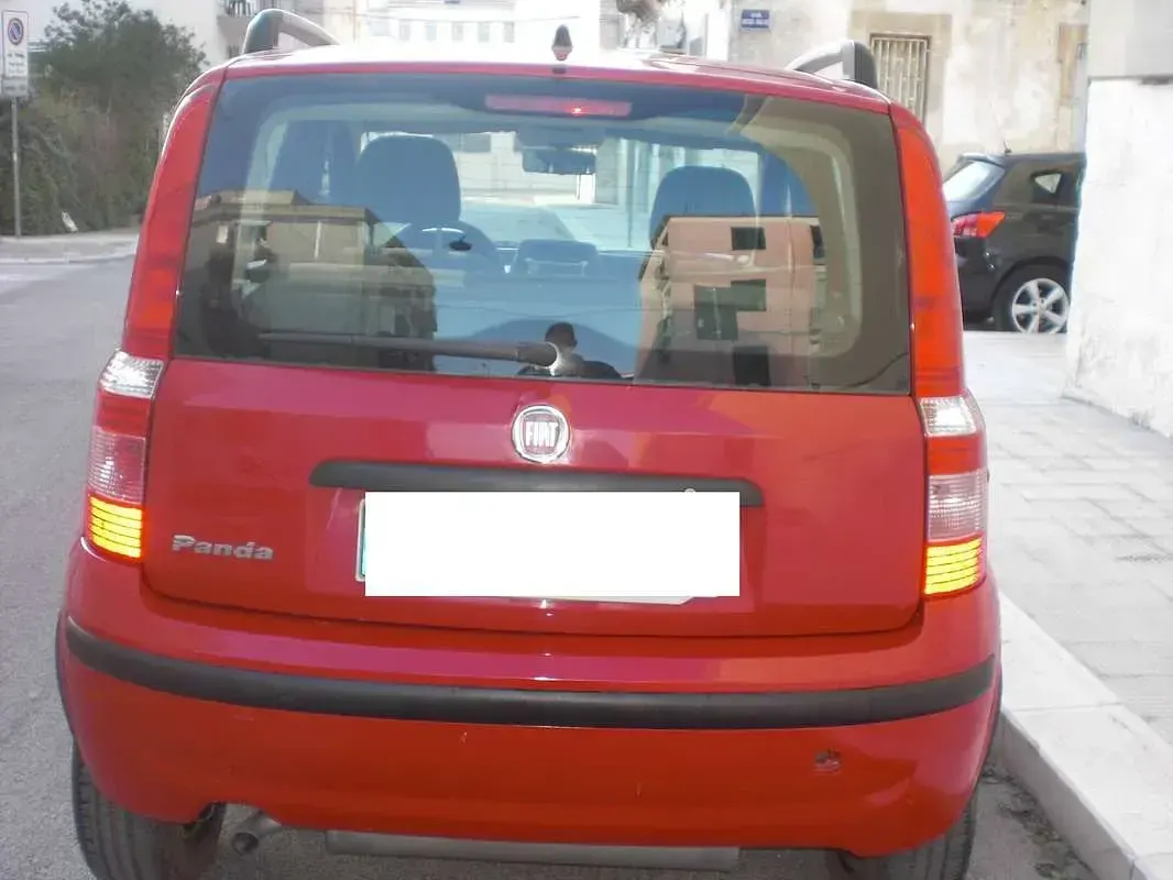Usata Fiat Panda Dynamic 60 CV (44 kW) 2009 Rosso Utilitaria