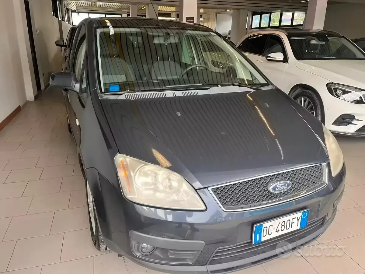 Usata Ford C-MAX Ghia 109 CV (80 kW) 2006 Grigio Monovolume