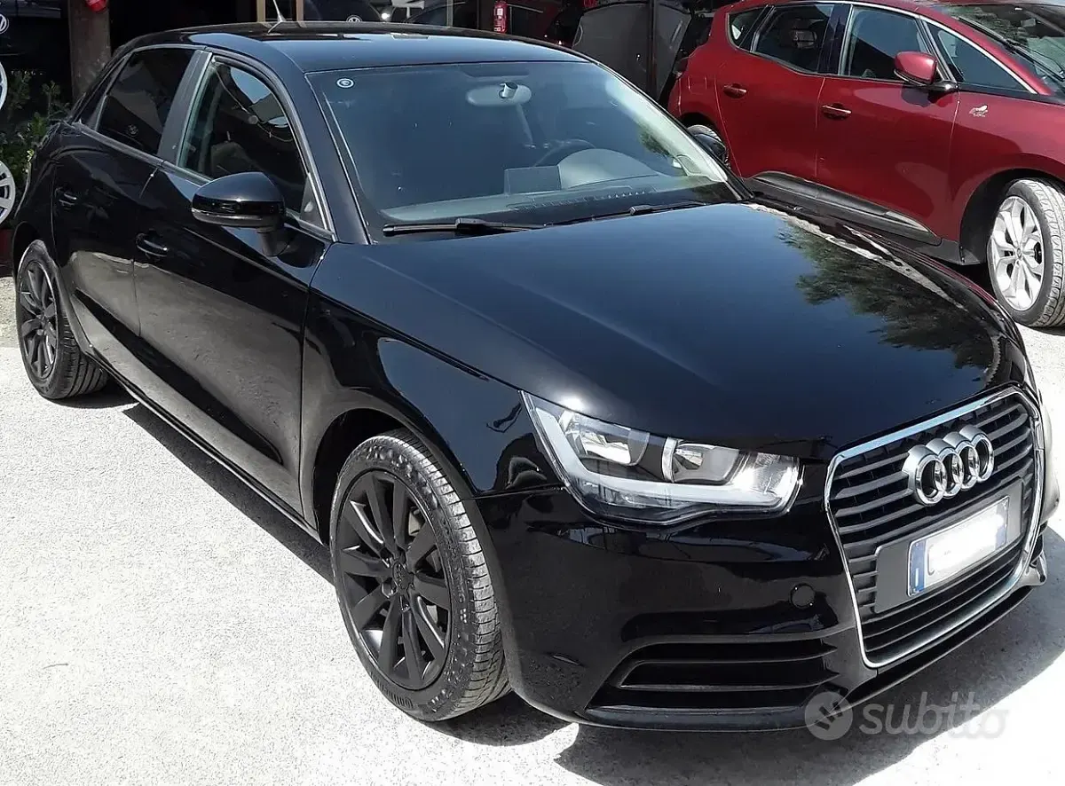 Usata Audi A1 95 CV (69 kW) 2017 Nero Utilitaria