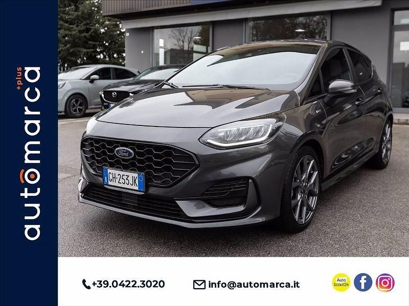 Grigio metallizzato Usata 2022 Ford Fiesta ST-Line Berlina | 14.990 € (Buon prezzo) - Immagine 1/4