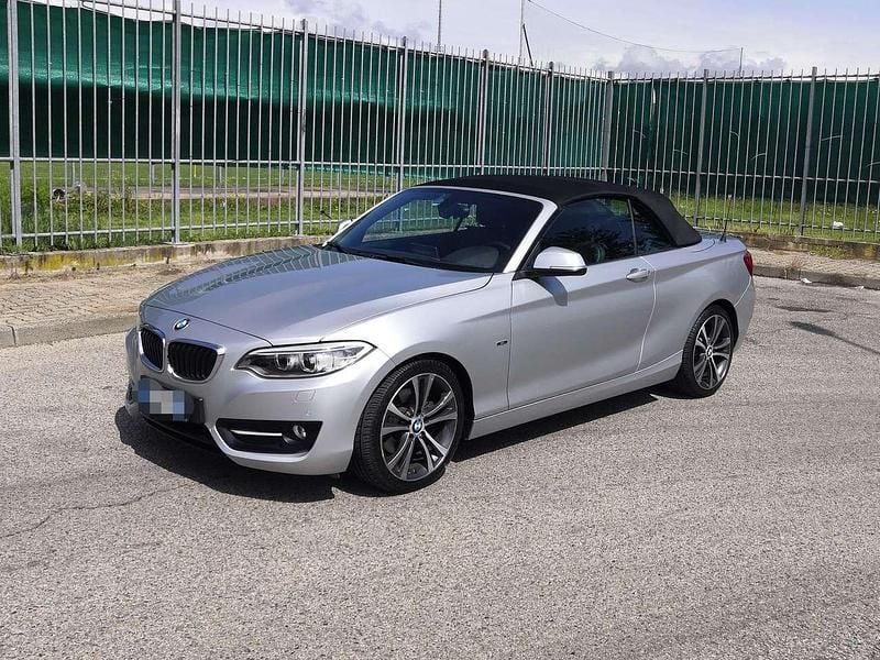 Argento Usata 2016 BMW 220 Sport Line Cabrio | 19.200 € (Buon prezzo) - Immagine 1/4