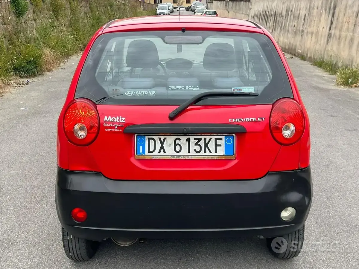 Usata Chevrolet Matiz 52 CV (38 kW) 2009 Rosso Utilitaria