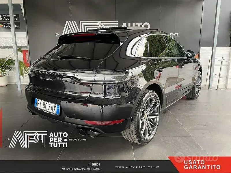 Usata Porsche Macan Turbo 440 CV (323 kW) 2020 Nero SUV