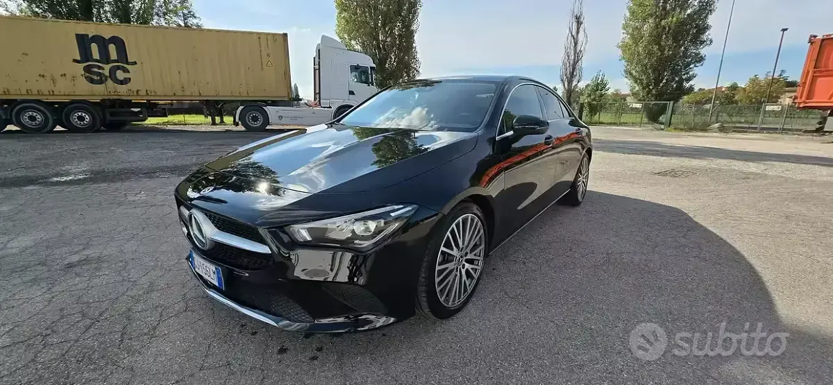 Usata Mercedes CLA180 116 CV (85 kW) 2022 Nero Coupé