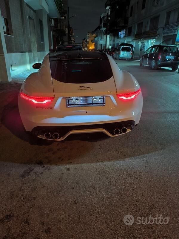 Brugt Jaguar F-Type R-Dynamic 450 HK (330 kW) 2020 Hvid Coupe