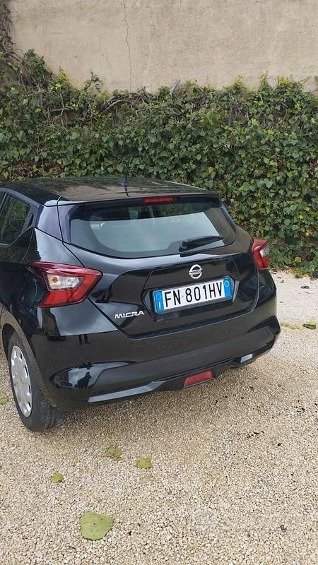 Usata Nissan Micra Visia 80 CV (58 kW) 2018 Nero Utilitaria