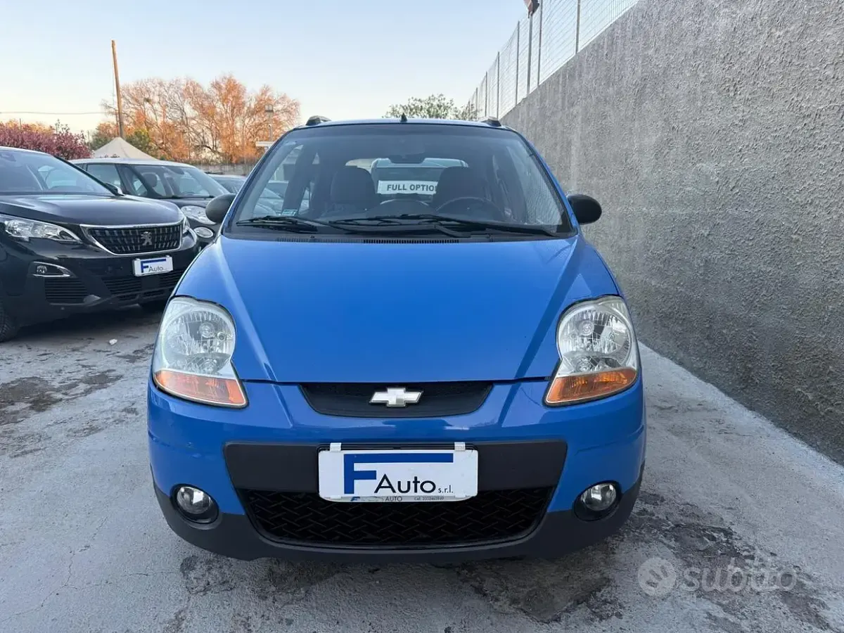 Usata Chevrolet Matiz SE 52 CV (38 kW) 2008 Blu Utilitaria