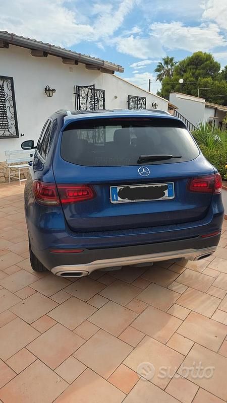 Usado Mercedes GLC200 163 CV (119 kW) 2020 Azul SUV