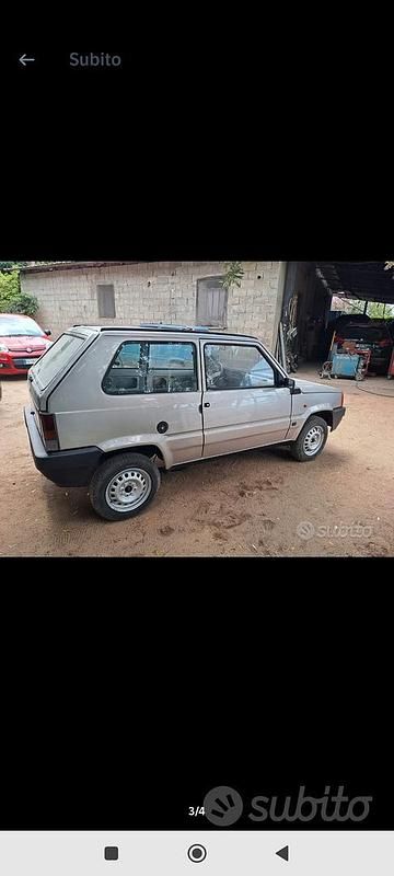 Usata Fiat Panda 1992 Grigio Utilitaria