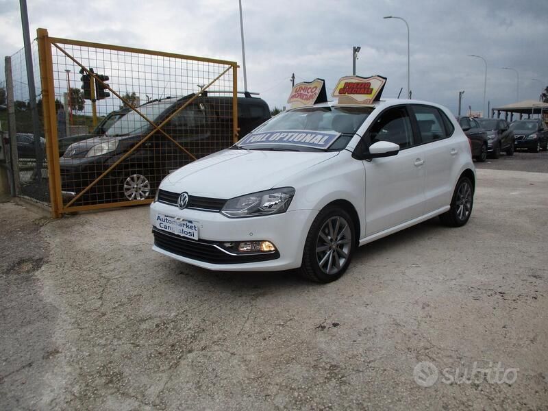 Usata VW Polo Highline 90 CV (66 kW) 2017 Bianco Berlina