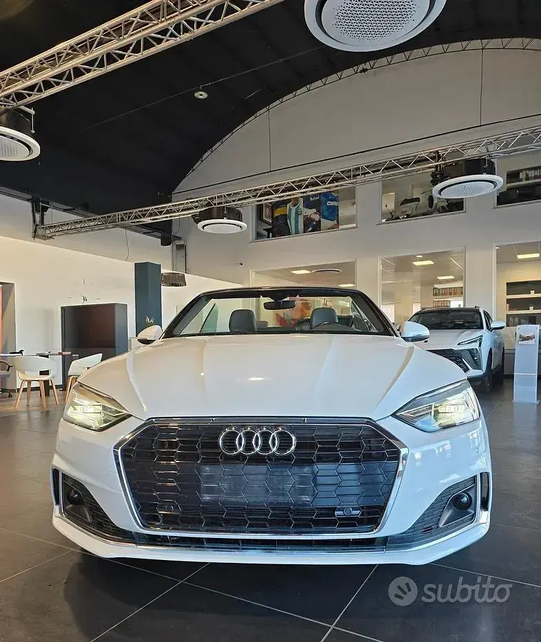 Usata Audi A5 190 CV (139 kW) 2020 Bianco Coupé