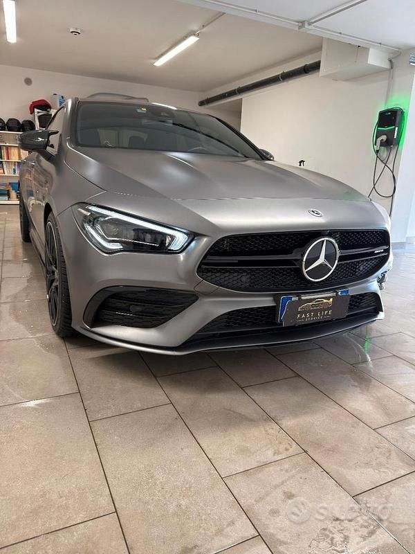 Usata Mercedes CLA35 AMG AMG 306 CV (225 kW) 2022 Grigio Coupé
