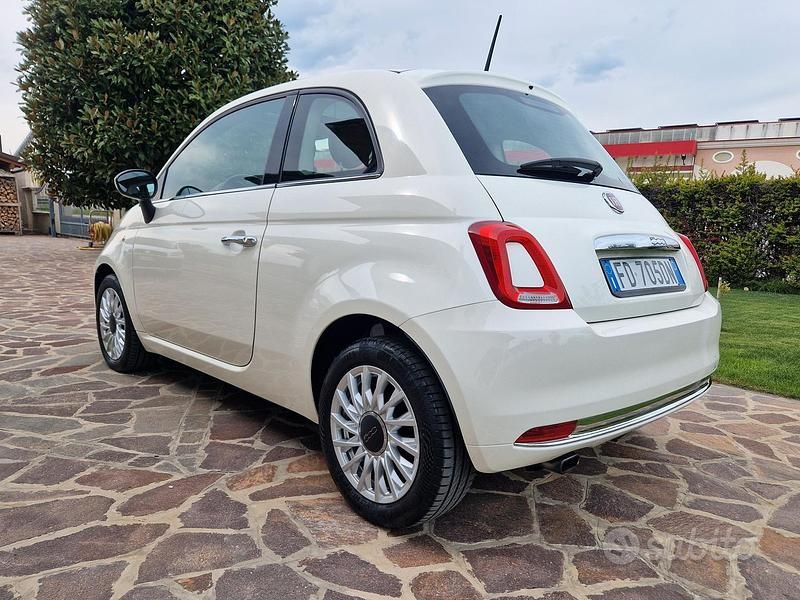 Usata Fiat 500 Lounge 95 CV (69 kW) 2016 Bianco Berlina