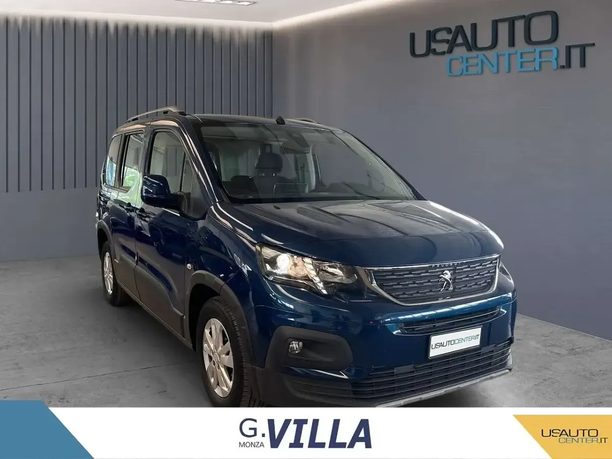 Usata Peugeot Rifter Allure 131 CV (96 kW) 2019 Blu/azzurro Monovolume