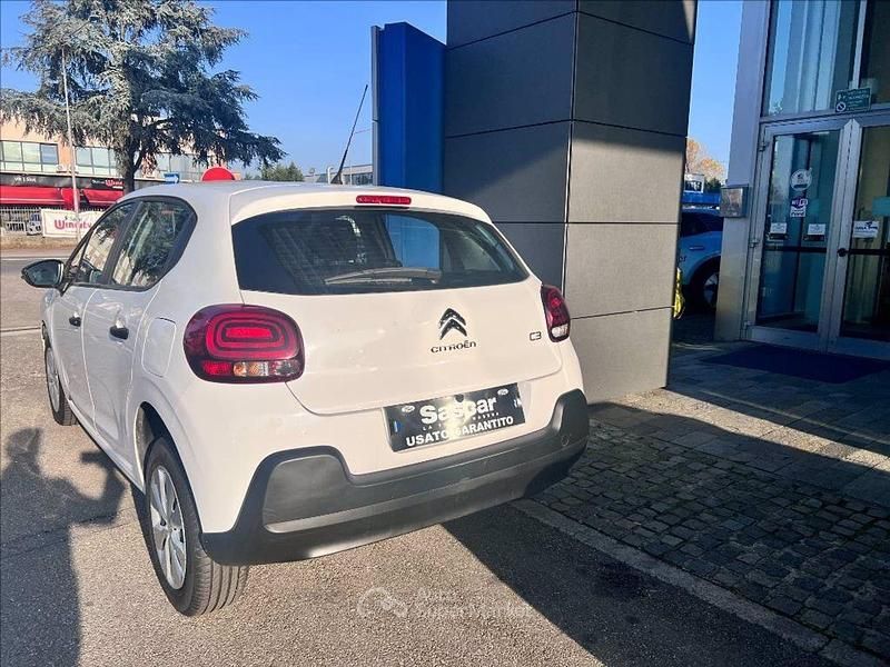 Usata Citroën C3 75 CV (55 kW) 2017 Bianco pastello Furgone