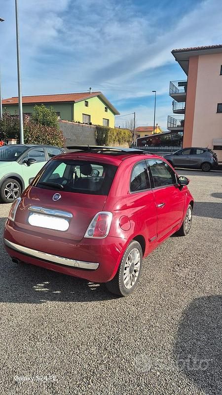 Usata Fiat 500 69 CV (50 kW) 2008 Rosso Berlina