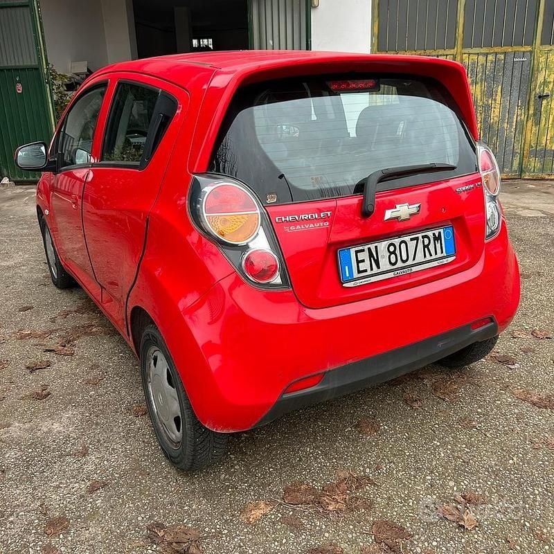 Usata Chevrolet Spark LS 68 CV (50 kW) 2012 Rosso Utilitaria