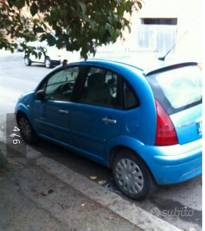 Blu Usata 2004 Citroën C3 Tre volumi | 3200 € - Immagine 1/4