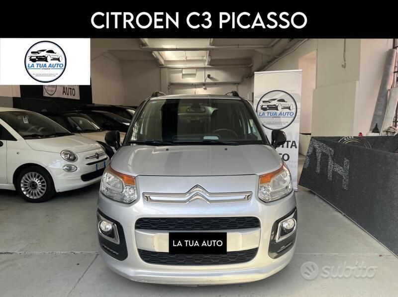 Argento Usata 2016 Citroën C3 Picasso Exclusive Monovolume | 6900 € (Buon prezzo) - Immagine 1/4