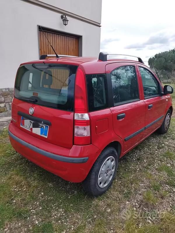 Usata Fiat Panda 2011 Rosso Utilitaria