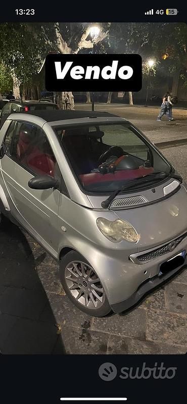 Usata Smart ForTwo Coupé 2002 Grigio Cabrio