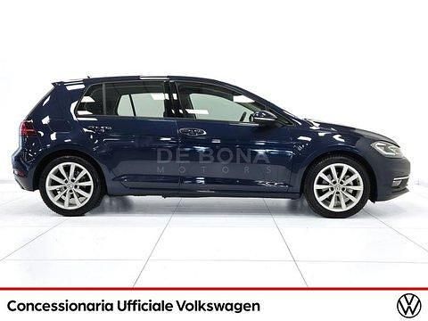 Usata VW Golf VII Highline 116 CV (85 kW) 2019 Azzurro Utilitaria