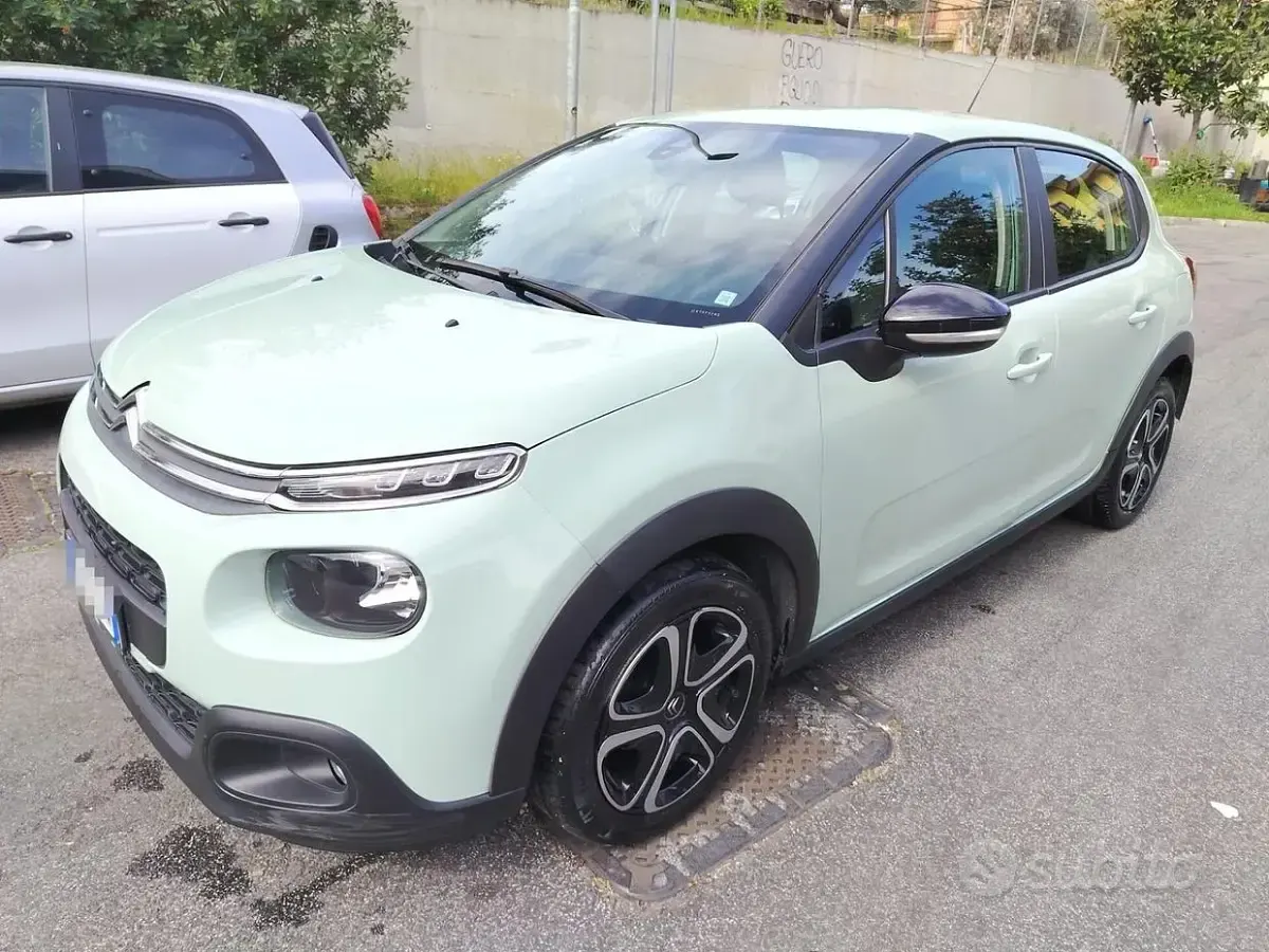 Usata Citroën C3 PureTech 83 CV (61 kW) 2019 Verde Utilitaria