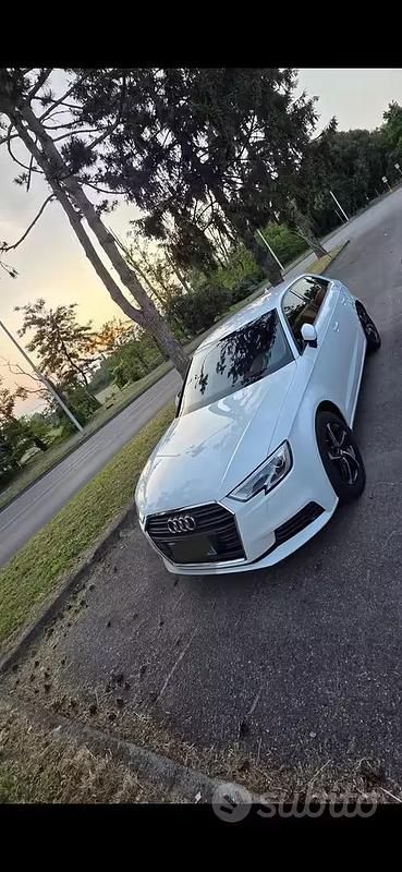 Usata Audi A3 Sport 116 CV (85 kW) 2017 Bianco Berlina