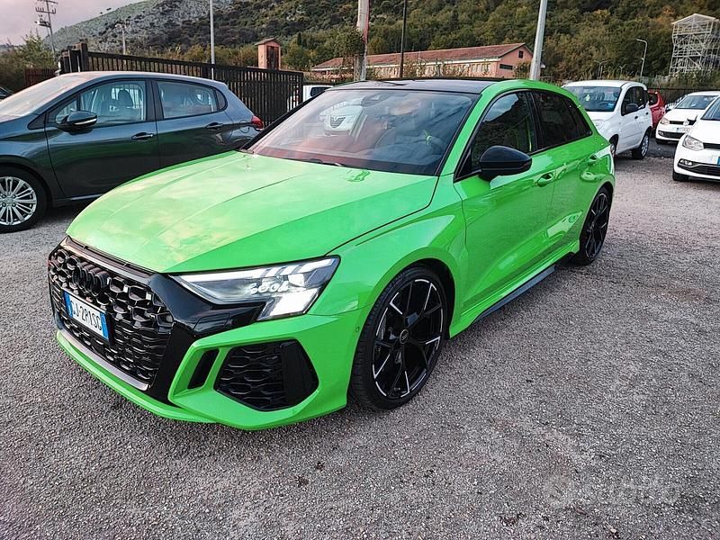 Usata Audi RS3 400 CV (294 kW) 2022 Verde Berlina