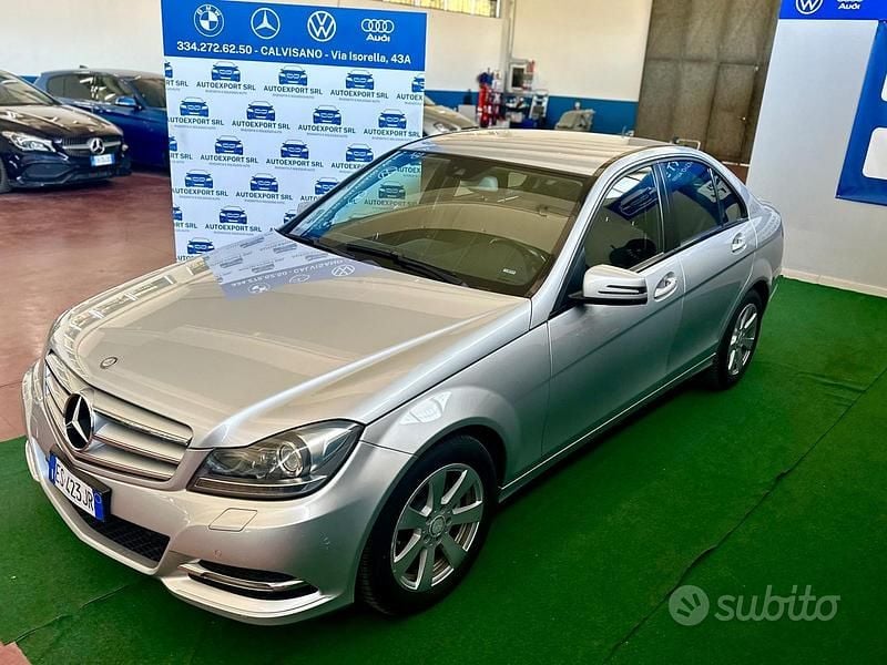 Usata Mercedes C220 Avantgarde 169 CV (124 kW) 2013 Grigio Berlina