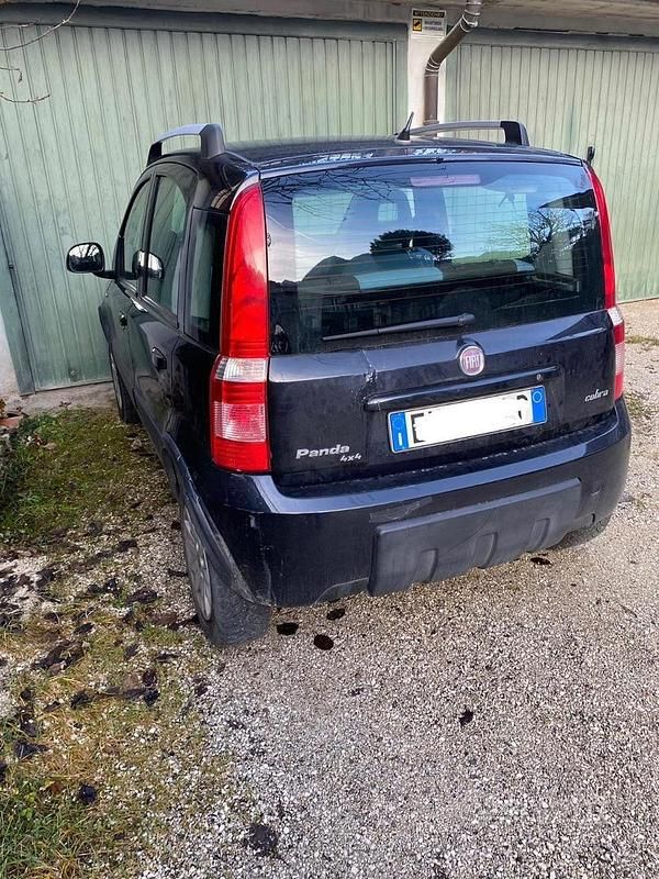 Usata Fiat Panda 4x4 69 CV (50 kW) 2011 Nero Utilitaria