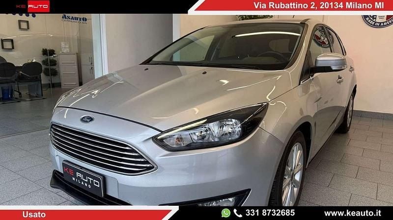 Argento Usata 2018 Ford Focus Titanium S Berlina | 10.900 € (Super prezzo) - Immagine 1/4
