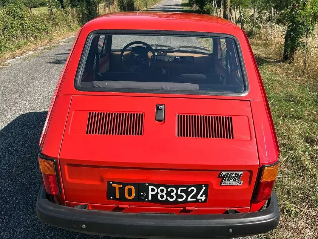 Usata Fiat 126 23 CV (16 kW) 1977 Rosso Utilitaria