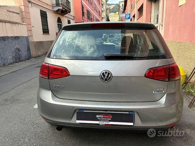 Usata VW Golf VII Highline 110 CV (80 kW) 2016 Grigio Berlina