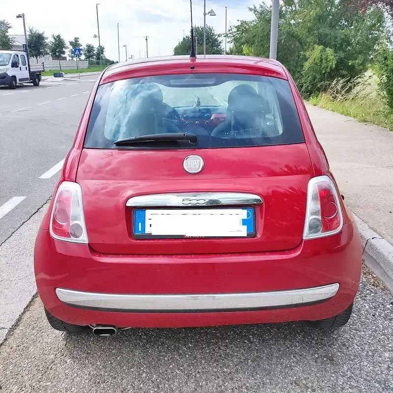 Usata Fiat 500 Lounge 69 CV (50 kW) 2010 Rosso Utilitaria