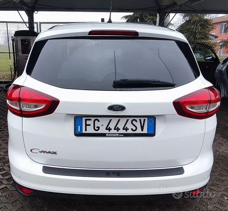 Usata Ford C-MAX Titanium 120 CV (88 kW) 2017 Bianco Monovolume
