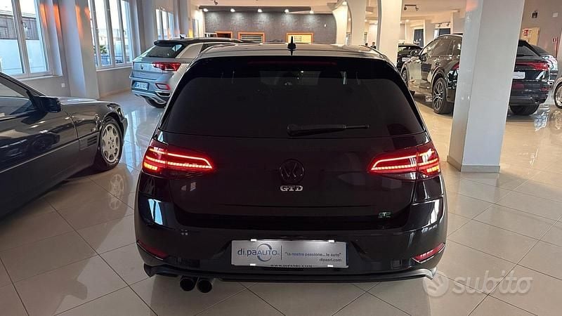 Usata VW Golf VII GTD 184 CV (135 kW) 2018 Nero Berlina