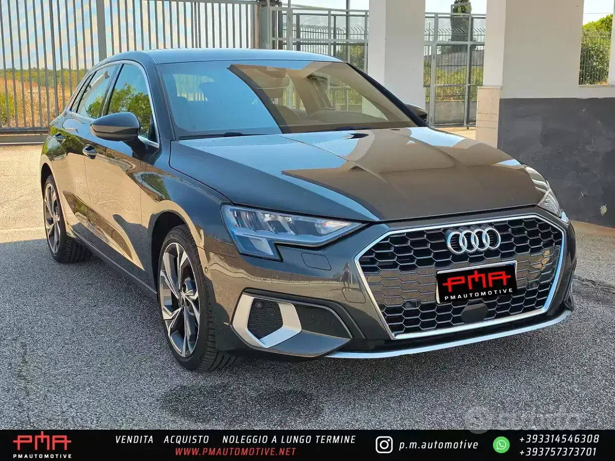 Usata Audi A3 Advanced 116 CV (85 kW) 2023 Grigio Berlina