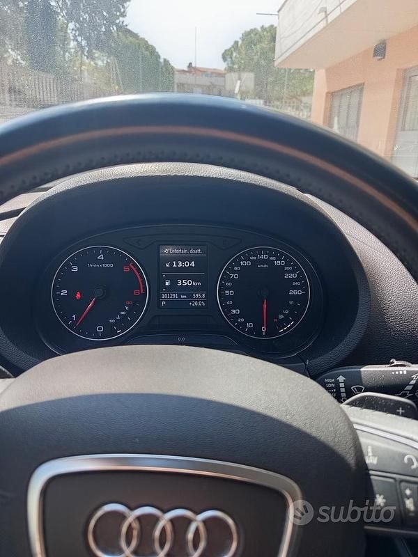 Usata Audi A3 Ambiente 110 CV (80 kW) 2015 Grigio Berlina