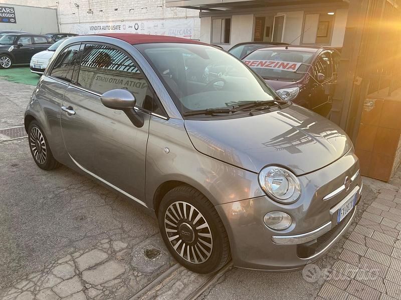 Usata Fiat 500 Lounge 95 CV (69 kW) 2013 Grigio Cabrio