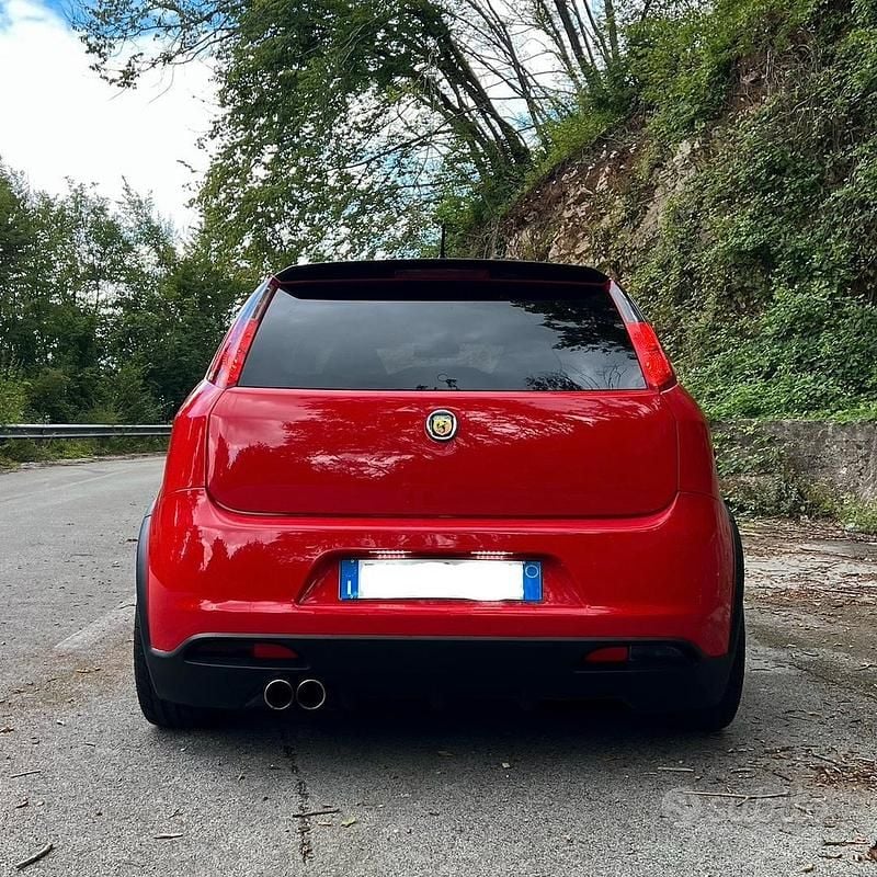 Usata Abarth Grande Punto 2008 Rosso Utilitaria